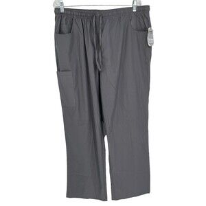 Pandamed Scrub Pants Women's Size 2XL Pewter Grey Solid Workwear Uniform NEW NWT